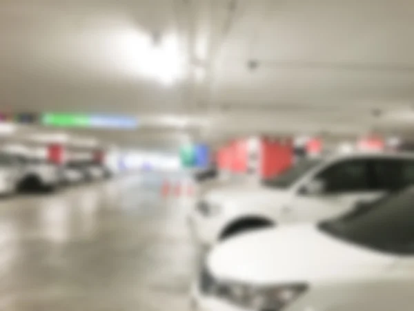 Abstrato embaçado estacionamento do carro — Fotografia de Stock