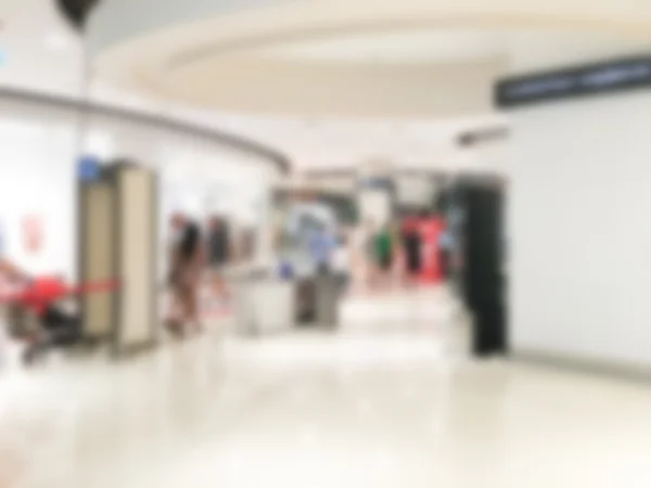 Abstract blur shopping mall interior