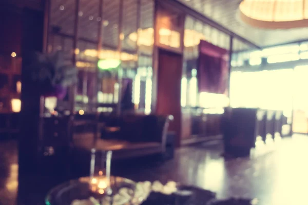 抽象的なぼかしレストランのインテリア — ストック写真