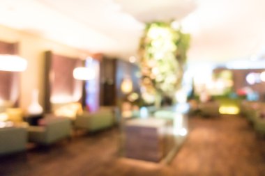 Otel lobisinde bulanıklık