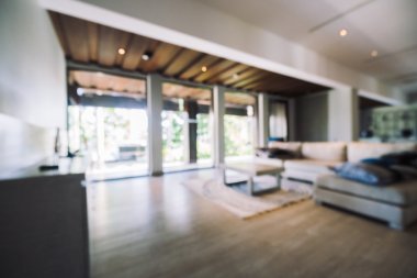 Soyut bulanıklık oturma odası