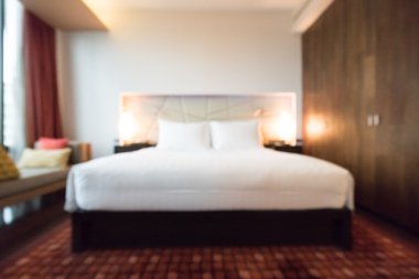 Soyut bulanıklık yatak odası