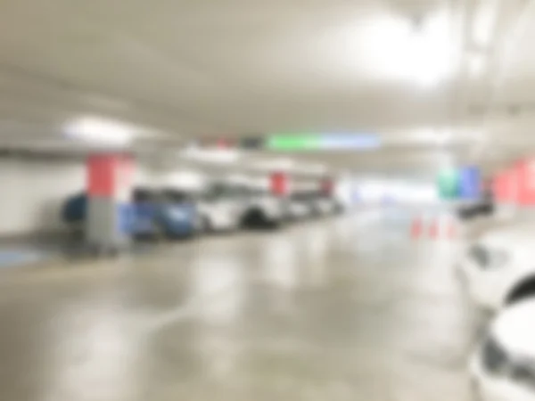 Rozmycie streszczenie parking samochodowy — Zdjęcie stockowe