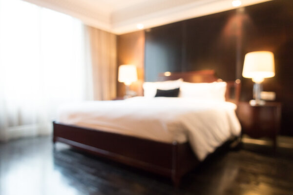 Abstract blur bedroom