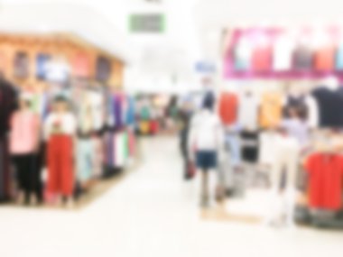 Soyut bulanık alışveriş merkezi