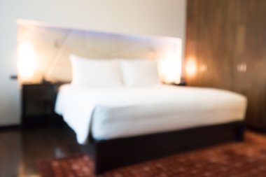 Soyut bulanıklık yatak odası