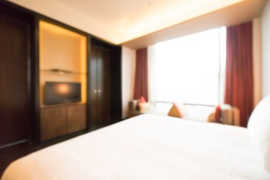 Soyut bulanıklık yatak odası