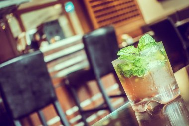 Buzlu Mocktail içki 