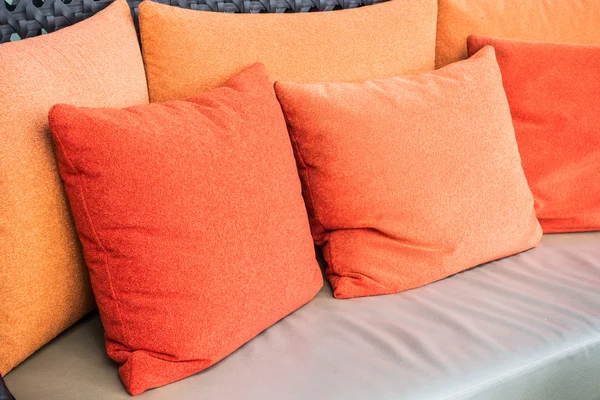 Pillow on sofa decoration — Stock Photo, Image