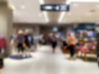 Soyut bulanık alışveriş merkezi