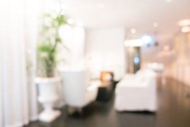 Otel lobisinde bulanıklık