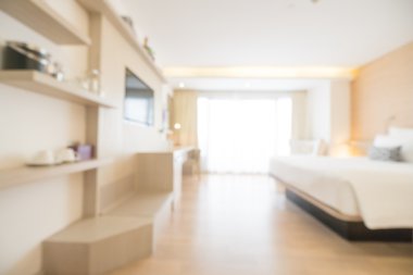 Soyut bulanıklık yatak odası