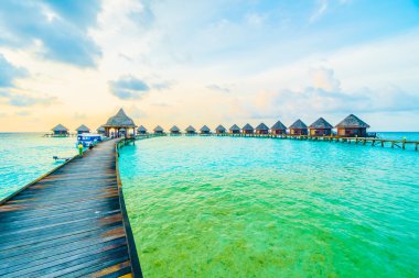 Güzel Maldivler ada
