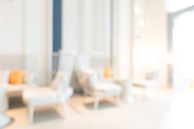 Otel lobisinde bulanıklık