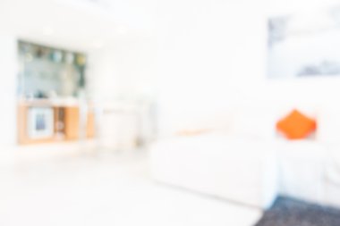 Soyut bulanıklık oturma odası