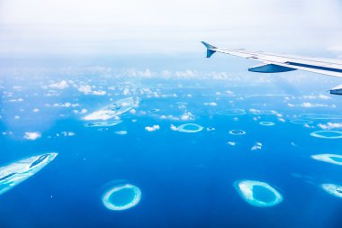 Güzel Maldivler ada