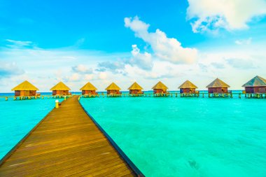 Güzel Maldivler ada