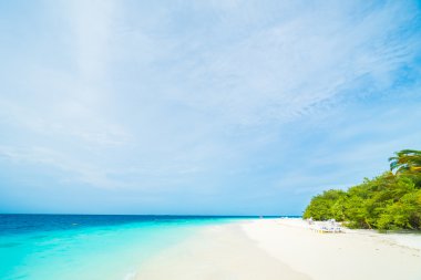 Güzel Maldivler ada