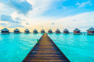 Güzel Maldivler ada