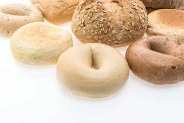 Ekmek ve pastane izole