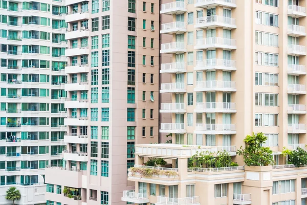 Ventana edificio patrón exterior — Foto de Stock