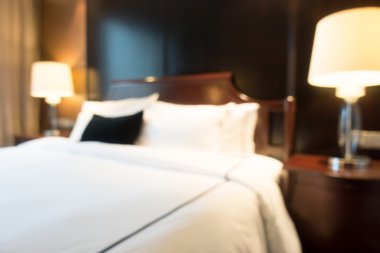 Soyut bulanıklık yatak odası