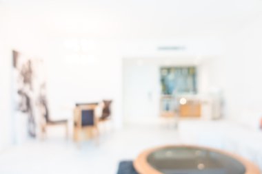 Soyut bulanıklık oturma odası