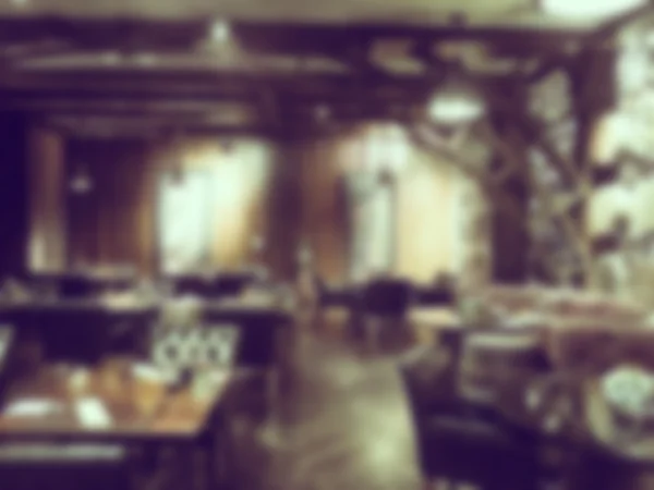 Abstracto desenfoque interior del restaurante — Foto de Stock