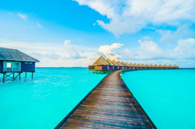 Güzel Maldivler ada