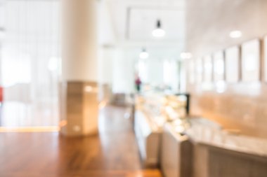 Otel lobisinde bulanıklık