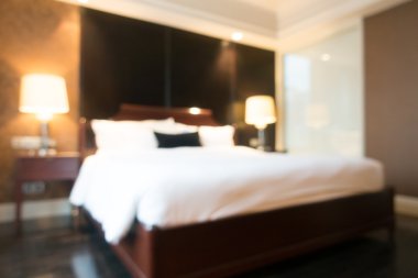 Soyut bulanıklık yatak odası