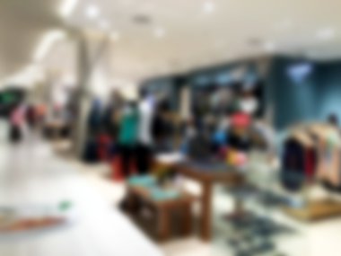 Soyut bulanık alışveriş merkezi