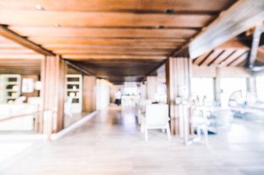 Otel lobisinde bulanıklık