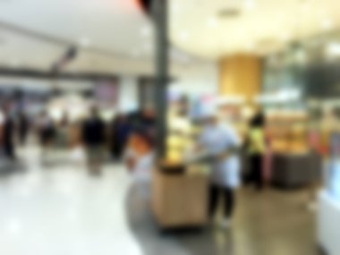 Soyut bulanık alışveriş merkezi