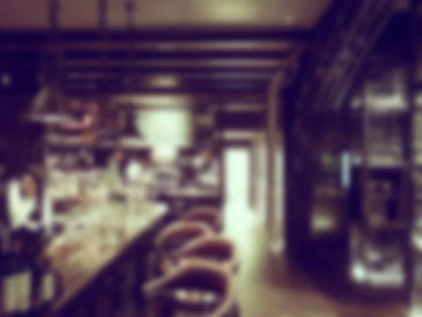 Abstrait intérieur du restaurant flou — Photo
