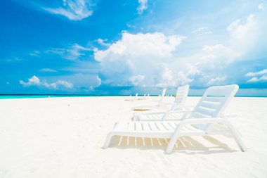 Güzel Maldivler ada