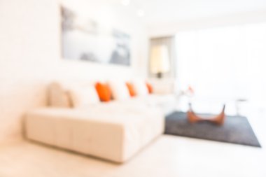 Soyut bulanıklık oturma odası