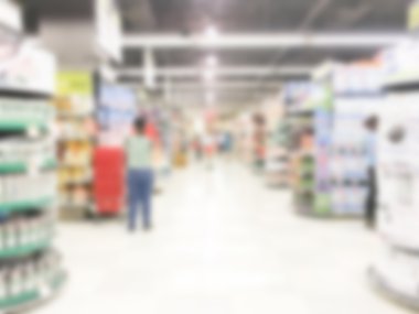 Soyut bulanık alışveriş merkezi