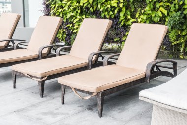 Havuz koltuğu dekorasyon 