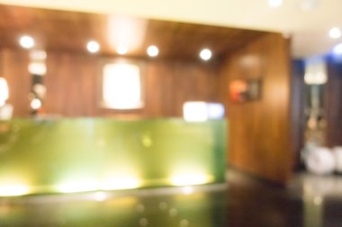 Otel lobisinde bulanıklık