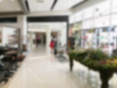 Soyut bulanık alışveriş merkezi