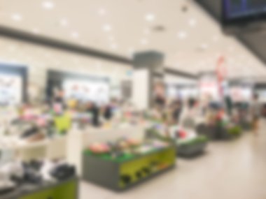 Soyut bulanık alışveriş merkezi