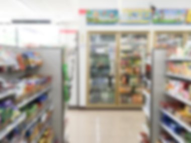 Soyut bulanık alışveriş merkezi