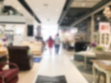 Soyut bulanık alışveriş merkezi