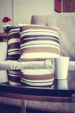 beyaz kahve fincanı