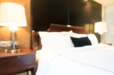 Soyut bulanıklık yatak odası