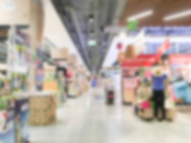 Soyut bulanıklık süpermarket 