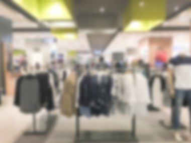 Soyut bulanık alışveriş merkezi