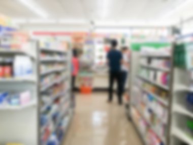 Soyut bulanık alışveriş merkezi