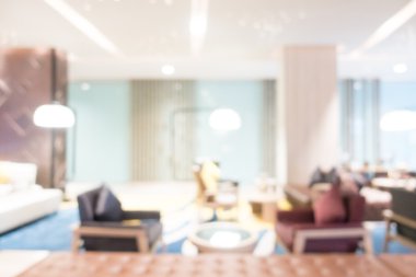 Otel lobisinde bulanıklık